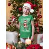 image:imageTstars Santa Floss Dancing Shirt for Kids Youth  Boys Girls Reindeer Holiday Christmas Ugly Sweater Style TeeFloss  Green