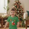 image:imageTstars Santa Floss Dancing Shirt for Kids Youth  Boys Girls Reindeer Holiday Christmas Ugly Sweater Style TeeReindeer  Green