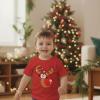 image:imageTstars Santa Floss Dancing Shirt for Kids Youth  Boys Girls Reindeer Holiday Christmas Ugly Sweater Style TeeReindeer  Red