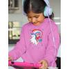 image:imageTstars TeeStars  Santa Riding Unicorn Rainbow Ugly Christmas Toddler HoodiePink