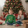 image:imageTstars ToddlerYouth Game On Santa Long Sleeve Christmas Gaming Shirt Funny Holiday Tee for Kids Boys and GirlsConstruciton  Green