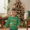 image:imageTstars ToddlerYouth Game On Santa Long Sleeve Christmas Gaming Shirt Funny Holiday Tee for Kids Boys and GirlsConstruciton  Green