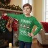 image:imageTstars ToddlerYouth Game On Santa Long Sleeve Christmas Gaming Shirt Funny Holiday Tee for Kids Boys and GirlsDabbing  Green