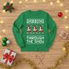 image:imageTstars ToddlerYouth Game On Santa Long Sleeve Christmas Gaming Shirt Funny Holiday Tee for Kids Boys and GirlsDabbing  Green
