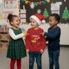 image:imageTstars ToddlerYouth Game On Santa Long Sleeve Christmas Gaming Shirt Funny Holiday Tee for Kids Boys and GirlsDigger  Red