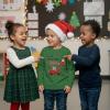 image:imageTstars ToddlerYouth Game On Santa Long Sleeve Christmas Gaming Shirt Funny Holiday Tee for Kids Boys and GirlsExcavator  Green