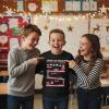 image:imageTstars ToddlerYouth Game On Santa Long Sleeve Christmas Gaming Shirt Funny Holiday Tee for Kids Boys and GirlsGame on  Black