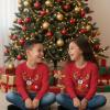 image:imageTstars ToddlerYouth Game On Santa Long Sleeve Christmas Gaming Shirt Funny Holiday Tee for Kids Boys and GirlsRed Nose  Red