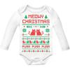image:imageTstars Meeowee Christmas Ugly Sweater  Cute Xmas Infant Baby Long Sleeve BodysuitWhite