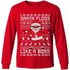 image:imageTstars ToddlerYouth Game On Santa Long Sleeve Christmas Gaming Shirt Funny Holiday Tee for Kids Boys and GirlsFlossing  Red