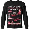 image:imageTstars ToddlerYouth Game On Santa Long Sleeve Christmas Gaming Shirt Funny Holiday Tee for Kids Boys and GirlsGame on  Black