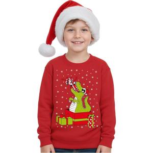 image:imageTstars Ive Been Naughty Sweatshirt Toddler Kids Ugly Christmas Sweater StyleGift  Red