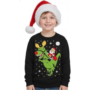 image:imageTstars Ive Been Naughty Sweatshirt Toddler Kids Ugly Christmas Sweater StyleRiding  Black