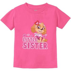 image:imageTstars Paw Patrol Little Sister Outfit Skye Baby Girl Sibling Infant Kids TShirtPink