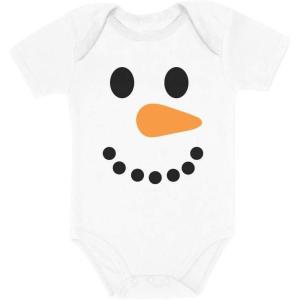 image:imageTstars Snowman Outfit for Baby Boy Girl Christmas Holiday Cute Baby BodysuitWhite
