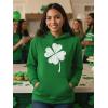 image:imageTstars Funny St Patricks Day Hoodie for Women amp Teen Girls  Irish Shamrock Clover Pullover SweatshirtClover  Green