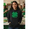 image:imageTstars Funny St Patricks Day Hoodie for Women amp Teen Girls  Irish Shamrock Clover Pullover SweatshirtHeart Clover  Black