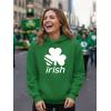 image:imageTstars Funny St Patricks Day Hoodie for Women amp Teen Girls  Irish Shamrock Clover Pullover SweatshirtIrish  Green