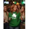image:imageTstars Funny St Patricks Day Hoodie for Women amp Teen Girls  Irish Shamrock Clover Pullover SweatshirtIrish  Green