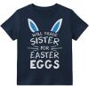 image:imageTstars Funny Holiday Shirts for Kids  St Patricks Day amp Easter Tees for Infant Toddler Boys amp GirlsEaster Sister  Navy