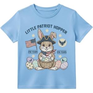 image:imageTstars Funny Holiday Shirts for Kids  St Patricks Day amp Easter Tees for Infant Toddler Boys amp GirlsEaster 250th  California Blue