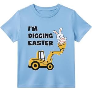 image:imageTstars Funny Holiday Shirts for Kids  St Patricks Day amp Easter Tees for Infant Toddler Boys amp GirlsEaster Digging  California Blue