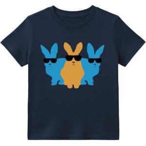 image:imageTstars Funny Holiday Shirts for Kids  St Patricks Day amp Easter Tees for Infant Toddler Boys amp GirlsEaster Trio  Navy