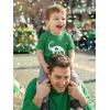 image:imageTstars St Patricks Day Dinosaur Shirt  Irish Shamrock Clover Infant amp Toddler Kids Tee for Boys GirlsBelly Clover  Green