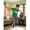 image:imageTstars St Patricks Day Dinosaur Shirt  Irish Shamrock Clover Infant amp Toddler Kids Tee for Boys GirlsBelly Clover  Green