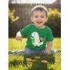 image:imageTstars St Patricks Day Dinosaur Shirt  Irish Shamrock Clover Infant amp Toddler Kids Tee for Boys GirlsRiding  Green
