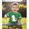 image:imageTstars St Patricks Day Dinosaur Shirt  Irish Shamrock Clover Infant amp Toddler Kids Tee for Boys GirlsRiding J  Green