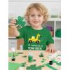 image:imageTstars St Patricks Day Dinosaur Shirt  Irish Shamrock Clover Infant amp Toddler Kids Tee for Boys GirlsTowrific  Green