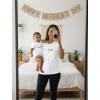image:imageTstars Wild One Mommy and Me Outfits  Cute Matching Shirt Set for Babys 1st Birthday and Mothers DayFaith  White Mom  White Baby