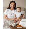 image:imageTstars Wild One Mommy and Me Outfits  Cute Matching Shirt Set for Babys 1st Birthday and Mothers DayFaith  White Mom  White Baby