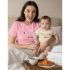 image:imageTstars Wild One Mommy and Me Outfits  Cute Matching Shirt Set for Babys 1st Birthday and Mothers DayFirst  Light Pink Mom  Natural Baby
