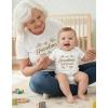 image:imageTstars Wild One Mommy and Me Outfits  Cute Matching Shirt Set for Babys 1st Birthday and Mothers DayGrandma  White Mom  White Baby