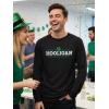 image:imageTstars Mens St Patricks Day Long Sleeve Shirt  Irish Lucky Shamrock Clover Gift Tee for HimHooligan  Black
