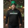 image:imageTstars Mens St Patricks Day Long Sleeve Shirt  Irish Lucky Shamrock Clover Gift Tee for HimHooligan  Black