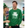 image:imageTstars Mens St Patricks Day Long Sleeve Shirt  Irish Lucky Shamrock Clover Gift Tee for HimIrish  Green