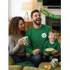 image:imageTstars Mens St Patricks Day Long Sleeve Shirt  Irish Lucky Shamrock Clover Gift Tee for HimLucky P  Green