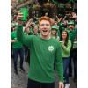 image:imageTstars Mens St Patricks Day Long Sleeve Shirt  Irish Lucky Shamrock Clover Gift Tee for HimLucky P  Green