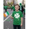image:imageTstars Youth amp Kids St Patricks Day TShirt  Lucky Shamrock Clover Graphic Tee for Boys and GirlsClover  Green