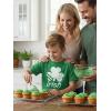 image:imageTstars Youth amp Kids St Patricks Day TShirt  Lucky Shamrock Clover Graphic Tee for Boys and GirlsIrish  Green