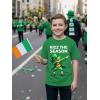 image:imageTstars Youth amp Kids St Patricks Day TShirt  Lucky Shamrock Clover Graphic Tee for Boys and GirlsRz  Green