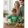 image:imageTstars Youth amp Kids St Patricks Day TShirt  Lucky Shamrock Clover Graphic Tee for Boys and GirlsRz  Green