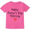 image:imageTstars Happy Mothers Day Mommy TShirt for Kids Gift for Mom Toddler amp Youth Shirt for Boys amp GirlsPink