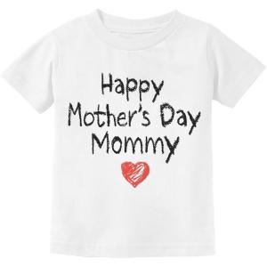 image:imageTstars Happy Mothers Day Mommy TShirt for Kids Gift for Mom Toddler amp Youth Shirt for Boys amp GirlsWhite