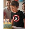 image:imageTstars ARR Im 5 Pirate 5th Birthday Shirt Boy Girl Five Years Old Kids TShirtCaptain 5  Black