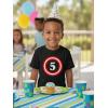 image:imageTstars ARR Im 5 Pirate 5th Birthday Shirt Boy Girl Five Years Old Kids TShirtCaptain 5  Black