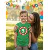 image:imageTstars ARR Im 5 Pirate 5th Birthday Shirt Boy Girl Five Years Old Kids TShirtCaptain 5  Green